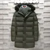 Hommes vers le bas hiver Parkas vestes hommes mode décontracté ample solide grande taille longue Section chaud Jcakets coton manteau Size8XL