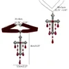 Kettingen Gotische sleutelbeenketting Grote kruisen Hanger Choker Symbolische accessoires 28TF