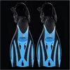 Luvas FINS Crianças nado Finicismo ajustável Sapatos de sapo de mergulho Silicone Professional Treinando Snorkeling Kids Long Kids Diving Flippers 230411