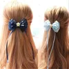 Party Supplies Śliczny klip do włosów Bowknot Lolita Girl Side Ribbon Circle Akcesoria D318