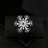 Brooches High-End Snowflake Brooch Cute Japanese Style Pins Fixed Clothes Decorative Creative Corsage All-Match Suit Accessories Jewelry