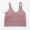 Women's Yoga Bra Classic Popular Fitness Bra Butter Soft Women Sport Tank Gym Crop Yoga Vest Beauty 22 Shockproof With Removable Chest Pad wholesale Lu-019