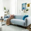 Housses de chaise, couleur unie, housse de canapé, douce, épaisse, extensible, nordique, tout compris, universelle, pour salon, Funda, Textile de maison