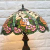 Lampes de table Style cygne Vintage rétro turc mosaïque lampe de bureau pour chambre salon vitrail LED lumières