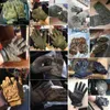 Rękawiczki taktyczne Rękawiczki taktyczne Camo Armia wojskowa Rowerowa rękawiczka Sport Sport Paintball strzelanie do polowania na narty Riding Mittes Men Zln231111