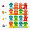 Children's Montessori Early Childhood Education 26 letter Fishing Toys Children's 1-2-3 Year Old Semi magnetic Baby Enlightenment