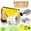 LED Grow Light Grow Tent Box 4/5/6インチファンアクティベーションカーボンフィルターGrogn Set fgrow Tent Room Complete Kit Hydroponic Growing System