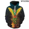 Herren Hoodies Sweatshirts Herren Hoodie Modis Burung Phoenix Sweter Anak-anak Wanita Pria Gambar 3D Atasan Kasual Lengan Panjang Pullover Str