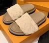 23 Ciabatte con cuscino da piscina Sandali da donna firmati Sunset Flat Comfort Ciabatte imbottite con cinturino anteriore Pantofole alla moda stile facile da indossare taglia 35-45