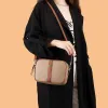 Designer väskor kvinna axelväska äkta läder blixtlås damer messenger väska modedesigner handväska luxuri crossbody väska casual totes