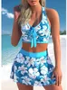 Costumi da bagno da donna Costume da bagno sexy a due pezzi Tankini Donna Monokini Gonna da bagno allentata estiva Costume da bagno a vita alta da donna 230411