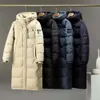 2023 Stil Designer Herren Lange Daunenparkas Winter Verlängern Co-Branding Canadacoat Damen Winddichte Outdoor-Puffer 528 dfashion98