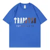 Nova TRAPSTAR 2023 Camiseta masculina com estampa de letras clássica tendência da moda casual para homens e mulheres de algodão puro simples camiseta esportiva namorado namorada presente