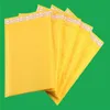 Luftpolsterversand-Verpackungsbeutel Verschiedene Spezifikationen Versandtaschen Gepolsterter Schiffsumschlag mit Luftblasen-Versandtasche Gelbe Verpackung Qcpdh