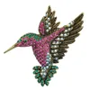 Pins Brooches CINDY XIANG Colorful Hummingbird Brooches for Women Animal Pin Korea Fashion Accessories Winter Coat Party Jewelry 230411