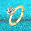 С боковыми камнями Smyoue 18K золотосека