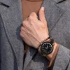 Нарученные часы Bobo Bird's Men's Watch Digital деревянный человек светящий
