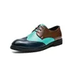 Buty dla mężczyzny w dużych rozmiarach Formalne czarne skórzane buty dla mężczyzn koronkowe Oxfords na męskie przyjęcie weselne Biuro Business Casual Shoe EU38-47