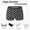 Cuecas Boxer Shorts Palestino Kufiya Padrão Design Calcinhas Masculinas Roupa Interior Macia para Homme Homem Namorado Presentes