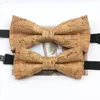 Neck Ties Chic Father Son Cork Wood Bowtie Men Women Kids Pet Butterfly Suit Tuxedo Party Dinner Wedding Bow Tie Gift Creative Accessory