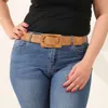 Europäischen Stil Fashion Square Pin Schnalle Frauen Gürtel Schlange Haut Muster Druck Gürtel Für Damen Weibliche PU Leder