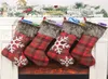 Meias de natal decoração árvores de natal ornamento decorações de festa santa natal meia doces meias sacos presentes de natal bag8980958