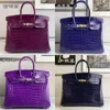 Designer Platinum High-end Crocodile Bag Pinilo American Gulf Crocodile 25 30 35 Bags Hand-held Tote