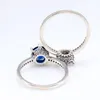 Ring Womens Big Diamond Shiny Bezel Set Female Rings 925 Silver Luxury Creative Holiday Jewelry Woman