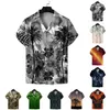 Men's T Shirts Outdoor Shirt Flower Short Sleeved Men's Summer Beach Style Relaxed Casual Lazy A For Men Pack