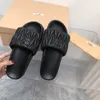 Fashion Sandals Designers Slippers Women Soft Sheepskin Slippers flip flops EVA sole Summer Vacations Metal Buckle Durable slippers With Box