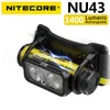 Head lamps NITECORE NU43 new high current headlamp with 3400MAh lithium battery P230411
