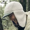 Beanieskull Caps 2023 Winter Cap Thermal Waterproof Folding Sports Men Warm Justerable Hand Outdoor Treking Sun Woman 231110