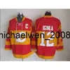 Vin Weng 30 Mike Vernon 14 Theoren Fleury 2 Al Macinnis 12 Iginla 9 Lanny McDonald 10 Gary Roberts 25 Joe Nieuwendyk Hockey Jersey