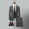 Męskie garnitury 2023 Boutique S-5xl (Suit Spoders) Men Fashion Business Casual dżentelmen Elegancka różnorodność koreańskiej sukienki formalnej dwuczęściową