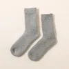 Men's Socks Basketball Sports For Men Solid Color 30% Wool In Winter Thickened Warm Thick Thread Towel Cotton