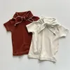 T-shirts 2023 M P marque été enfants t-shirts pour garçons filles mignon à manches courtes t-shirts bébé bambin couverture en coton vêtements 230411