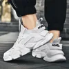 Nouveau gros hommes baskets blanc rue tendance hommes chaussures respirant en plein air Jogging sport chaussures de course grande taille 45 46