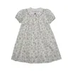 Girls Dresses Childrens Ins LOU Style Embroidered Lace Summer Floral Girl Loose Comfortable Pastoral 230410