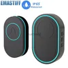 Doorbells eMastiff Wireless Doorbell 39 Music LED Flash Security Alarm Outdoor IP65 Waterproof Smart Home Intelligent Door Bell Chime Kit YQ231111