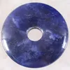 Beads 30MM CAB Cabochon Natural Stone Blue Sodalite Round For Jewelry Making DIY Necklace Gem Bead 1Pcs K830