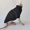 Katkostuums WMXZ Sphynx Hairless Decor Accessories Kleding Kleding Autumn Winter Parka Warm verdikte pluche katoenen hond Kitty Coat Jacket