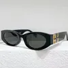 النظارات الشمسية الإطار البيضاوي MIU نظارة شمسية مضادة للإشعاع شخصية نظارات خمر المتقدمة الجمال العالي T92