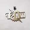 Hänghalsband ICP -smycken Stora herr geting wasp charms rostfritt stål halsband kedja m 30 "231110