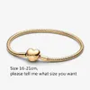 Bracelets populares de designer de alta qualidade para mulheres de Natal Ano Novo Ano Novo Fashion Luxury Gift Diy Fit Pandoras Pulseira de cadeia atemporal