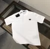 Summer Mens Designer Polo Shirt Topps Letter Shirt Kläd Polos Kort ärm Män Kläder Par Big Size S-XL 3 Färg