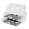 Draagbare transparante make-up organizer opbergdoos Acryl make-up organizer Cosmetische make-up opberglades Christmas244T