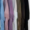 Abbigliamento etnico Nappe Abaya per le donne Manica a pipistrello Raso Islamico Dubai Abiti turchi Ramadan Eid Abito lungo musulmano Caftano marocchino