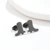 Boucles d'oreilles cadeaux de noël bottes concepteur pour femmes Tragus Piercing oreilles en acier inoxydable bébé pied minuscule Pendientes