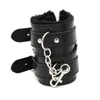 Vuxna leksaker mjuka fluffiga handbuffar armband läder rollspel träning band justerbara 230411