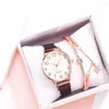 Avogadas de pulseira Quartz Mulheres pequenas e delicadas European Beauty Bracelet Casual Watch Suit de luxo Relógios elegantes